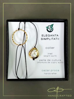 Colier cu perla naturala de cultura
